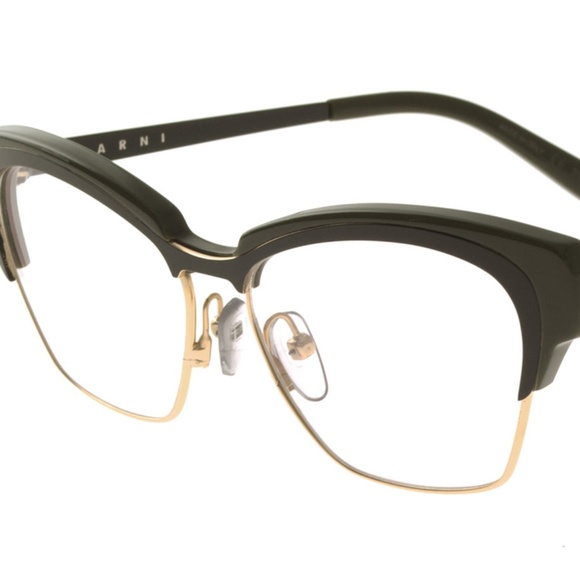 Marni GRAPHIC ME2101 Khaki Black 54/15/135 Women - Picture 1 of 3